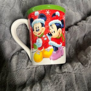 Mickey and mini Disney Christmas mug
